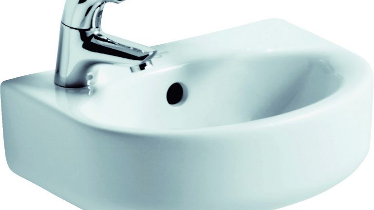 Ideal Standard CONNECT Lave-mains Version gauche 350 x 155 x 260 mm blanc (E791201)